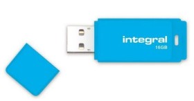 Clé USB 16Go Integral Bleu Neon