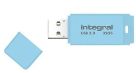 Cl USB 32Go Integral bleu Neon