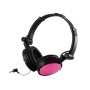 Casque Audio pliable MP3 XCALGO Elecom - Rose-Noir - dstk 11106