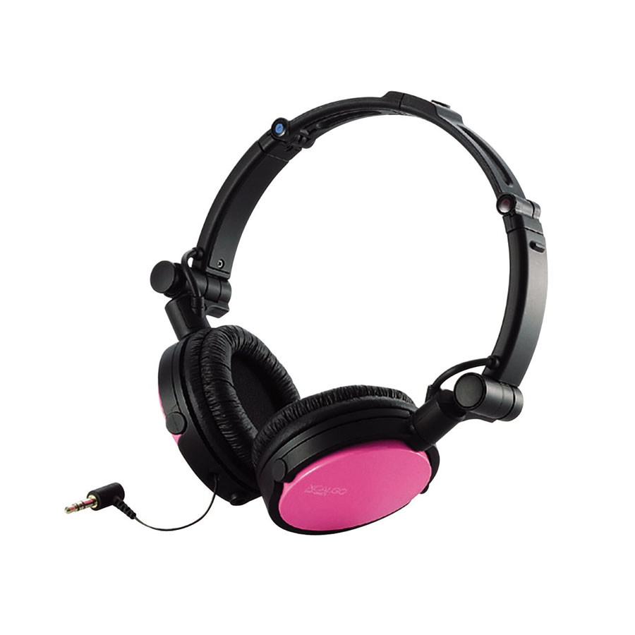 Audio  on Casque Audio Pliable Mp3 Xcalgo Elecom   Rose Noir   Dstk 11106