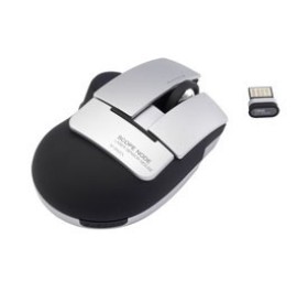 Souris Laser sans fil Scope Node 2.4GHz 1600 dpi Elecom - Gris-Noir