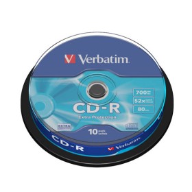 CD-R 52x 700Mb Extra Protection Verbatim en Spindle 10