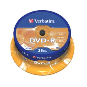 DVD-R 16x 4.7 go Advanced AZO Verbatim en Spindle 25