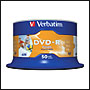 50 DVD-R vierge 16x  4.7Go x50 Imprimable Verbatim en Spindle - 43533