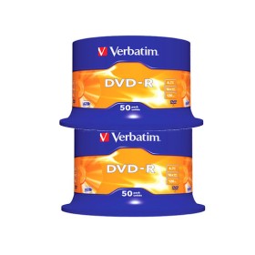 DVD-R 16x 4.7 go Verbatim par 100 en Spindle de 50