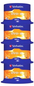 DVD-R vierge Verbatim 16x 4.7Go en Spindle 200 pcs