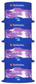 DVD+R vierge Verbatim 16x 4.7Go en Cakebox 200 pcs