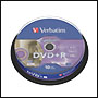 DVD+R vierge 16x Verbatim 4.7Go Lightscribe Spindle 10 pcs