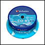 25 CD-R vierge 40x Verbatim 800Mo - 90min en Spindle