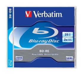 Blu Ray Disc RW 25 go 2x Verbatim en Jewel case de 1