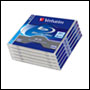 5 Blu-Ray Disc Reinscriptible 2x Verbatim 25Go en Jewel case de 1