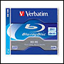 1 Blu-Ray Disc Reinscriptible 2x Verbatim 25Go en Jewel case