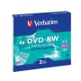 3 DVD-RW vierge 4x Verbatim 4.7Go Matt Silver en Jewel case - 43635
