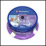 DVD+R DL (Double Couche) 8x 8.5 go Verbatim Imprimable en Spindle 25