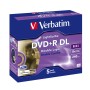 DVD+R DL LightScribe vierge Verbatim 8x 8.5Go en Jewel case 5 pcs