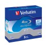 5 Bluray vierge LTH 25 go 2x Verbatim en Jewel case