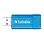 Cle USB 4 go Verbatim Pinstripe Bleu Carabes - 47393