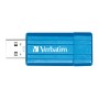 Cle USB 4 go Verbatim Pinstripe Bleu Cara�bes - 47393