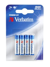 Piles Alcalines Verbatim LR3 Blister de 4