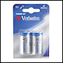 Piles Alcalines Verbatim LR14 Blister de 2