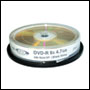 10 DVD-R vierge 8x FTI Gold EP Archival 4.7Go en Spindle