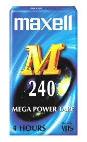 Cassette VHS Maxell 240min