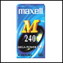 Cassette VHS Maxell 240min