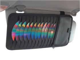 Rangement CD voiture pare-soleil