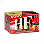5 Cassettes Audio SONY HF 60 minutes