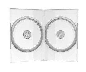 50 Boitiers DVD Double 14mm transparent Mediarange - BTDDVD50