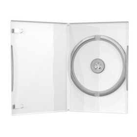 100 Boitiers DVD Slim Case Simple 7mm Transparent