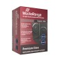 10 Boitiers DVD Double Slim 10mm Noir Mediarange - BOX34