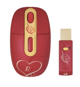 Souris sans fil G Cube - Collection "Heart and Soul" - Rouge Passion