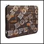 Etui de protection pour Notebook 13'3 - G Cube collection "So Happy Together Hope" - Marron