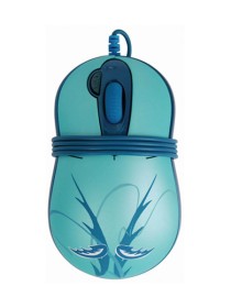 Mini souris G Cube de voyage retractable 800 dpi - Bleue