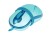 Mini souris G Cube de voyage retractable 800 dpi - Bleue