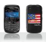 Coque Blackberry 8520 KEITH HARING en silicone 'American flag'