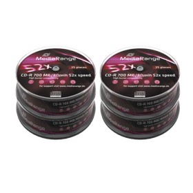 100 CD-R 52x MediaRange en Spindle de 25