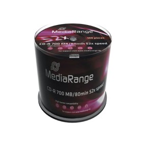 CD-R 52x 700Mo MediaRange en Spindle 100 pcs