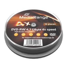 DVD-RW vierge 4x MediaRange 4.7Go en Spindle 10 pcs