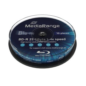 Blu-ray vierge MediaRange 4x 25Go en Cakebox 10 pcs