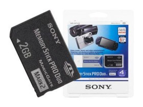 Memory Stick Pro Duo 2 go Sony
