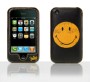 Coque iPhone SMILEY'S Company en cuir 'Vintage black' - dstk SC-AIPH-BL