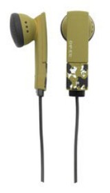Ecouteurs Intra-auriculaire 'Camouflage' - Kaki-Noir