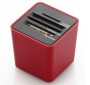 Lecteur de Carte Multimedia 44 "Cube" Rouge - dstk 13559
