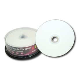 CD-R vierge 52x 700Mo Imprimable MediaRange en Spindle 25 pcs