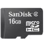 Carte Micro SDHC 4 Go SanDisk avec Adaptateur SD